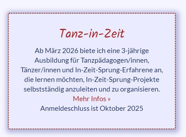 Tanz-in-Zeit